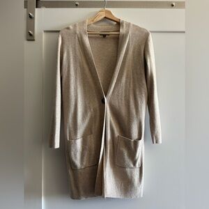 Women's Beige Cardigan Sweater